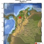 Tres fuertes temblores sacudieron a Colombia hoy 6 de mayo